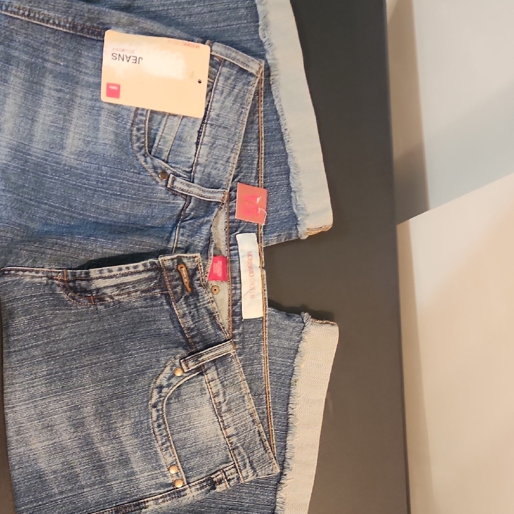 Mossimo Supply Co. Blue Denim Bermuda Shorts